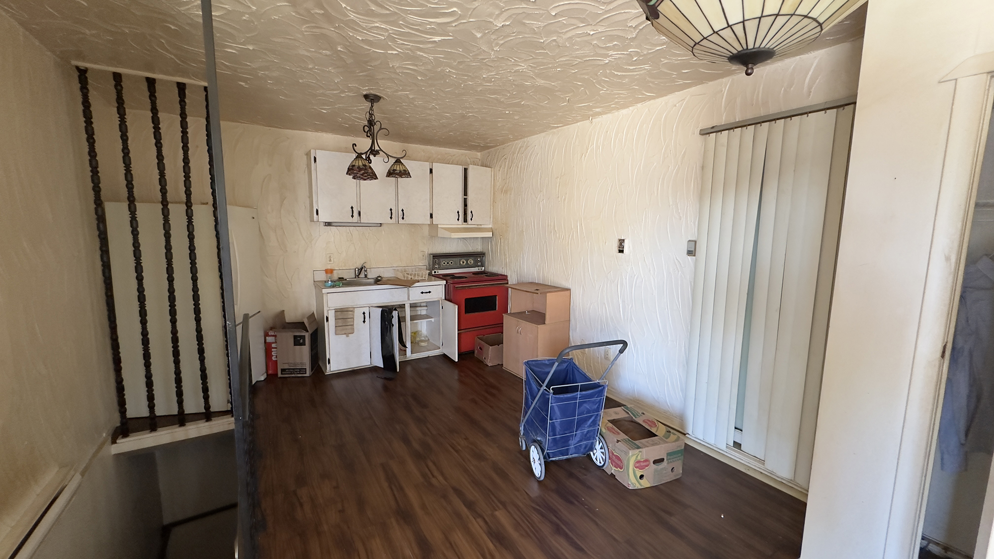 Cuisine avant la construction